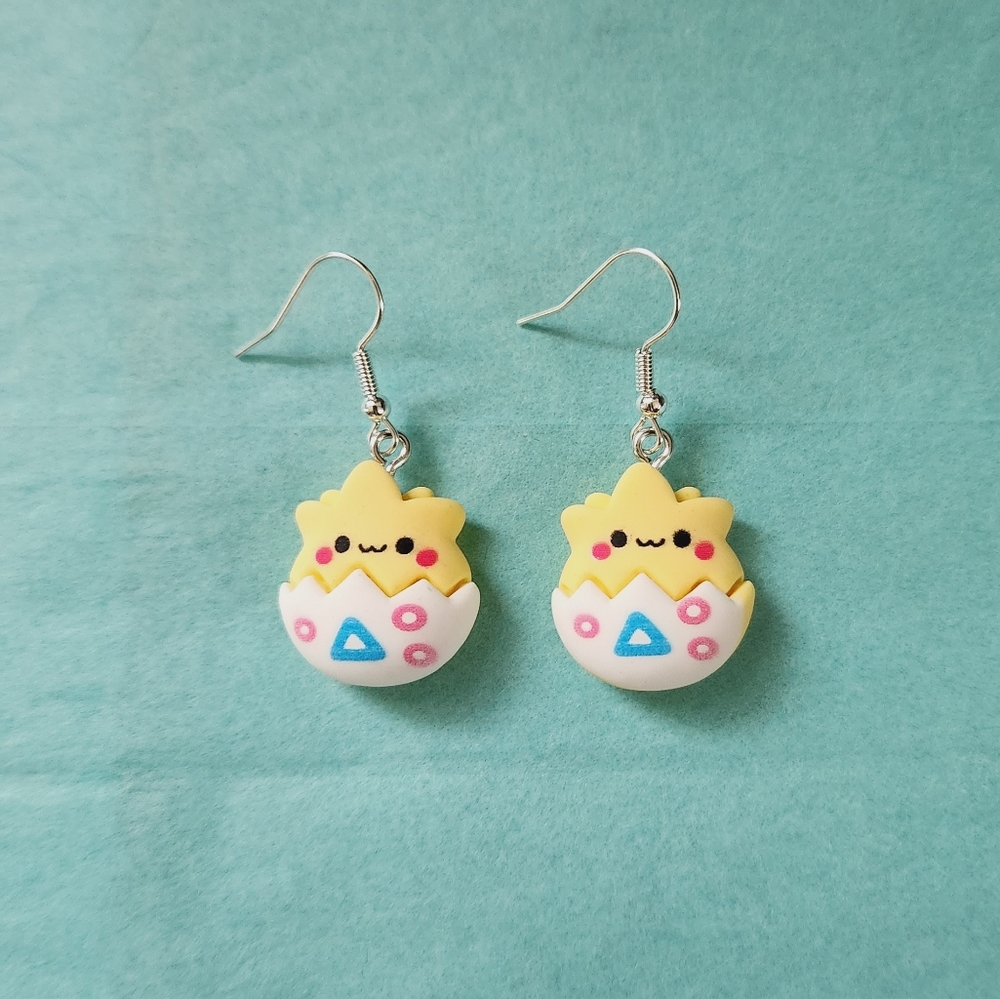🔮3/$15 Togepi Resin Earrings